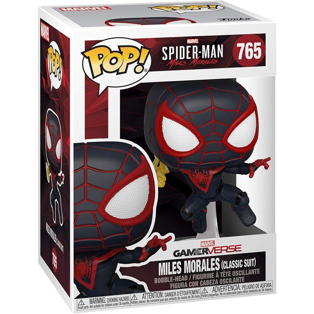Funko POP Spider-man Miles Morales Classic Suit 765